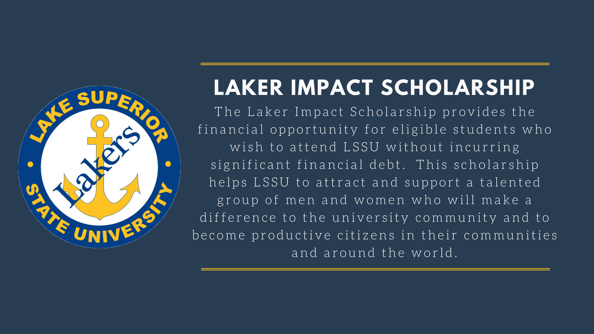 LSSU Impact Scholarship