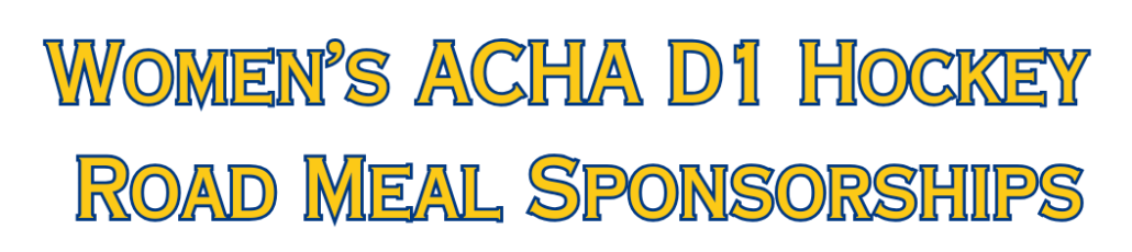 Laker women's ACHA D1 Hockey Meal Sponsorships